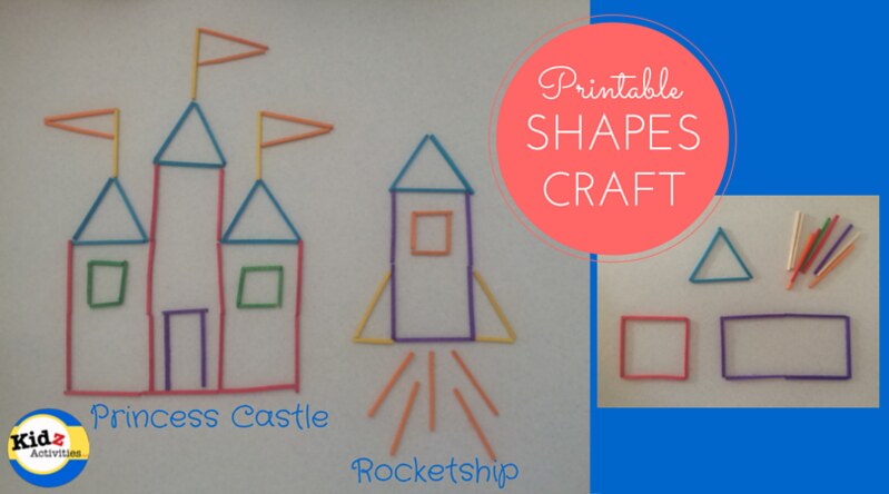 Printable Shapes Craft: Learning Shapes, Making A Princess… | Flickr