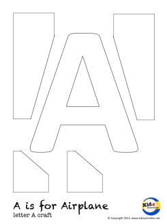 A is for Airplane Craft